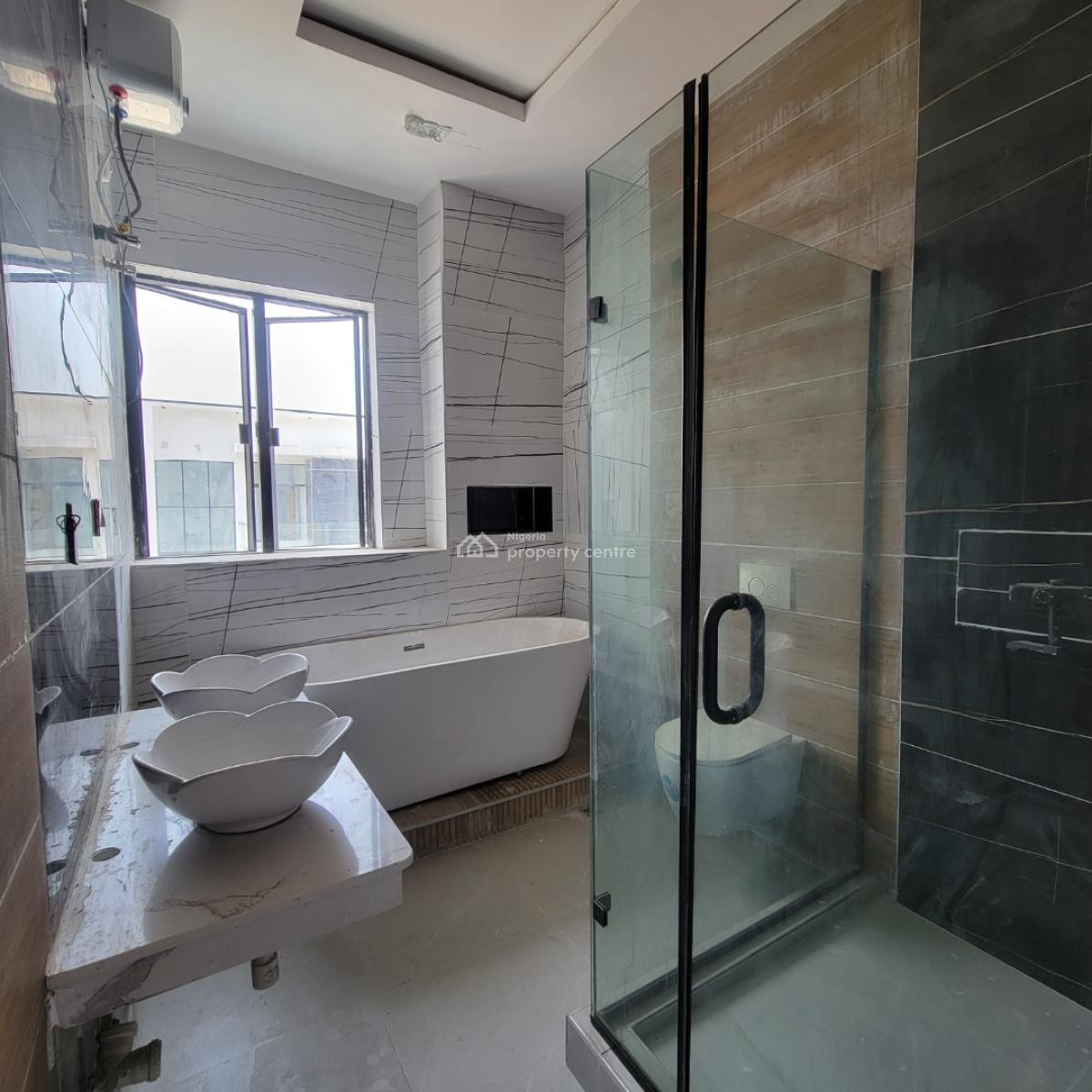 Excellent 4 Bedroom Duplex with a a Pool and a Bq, Chevron, Lekki, Lagos, Detached Duplex for Sale