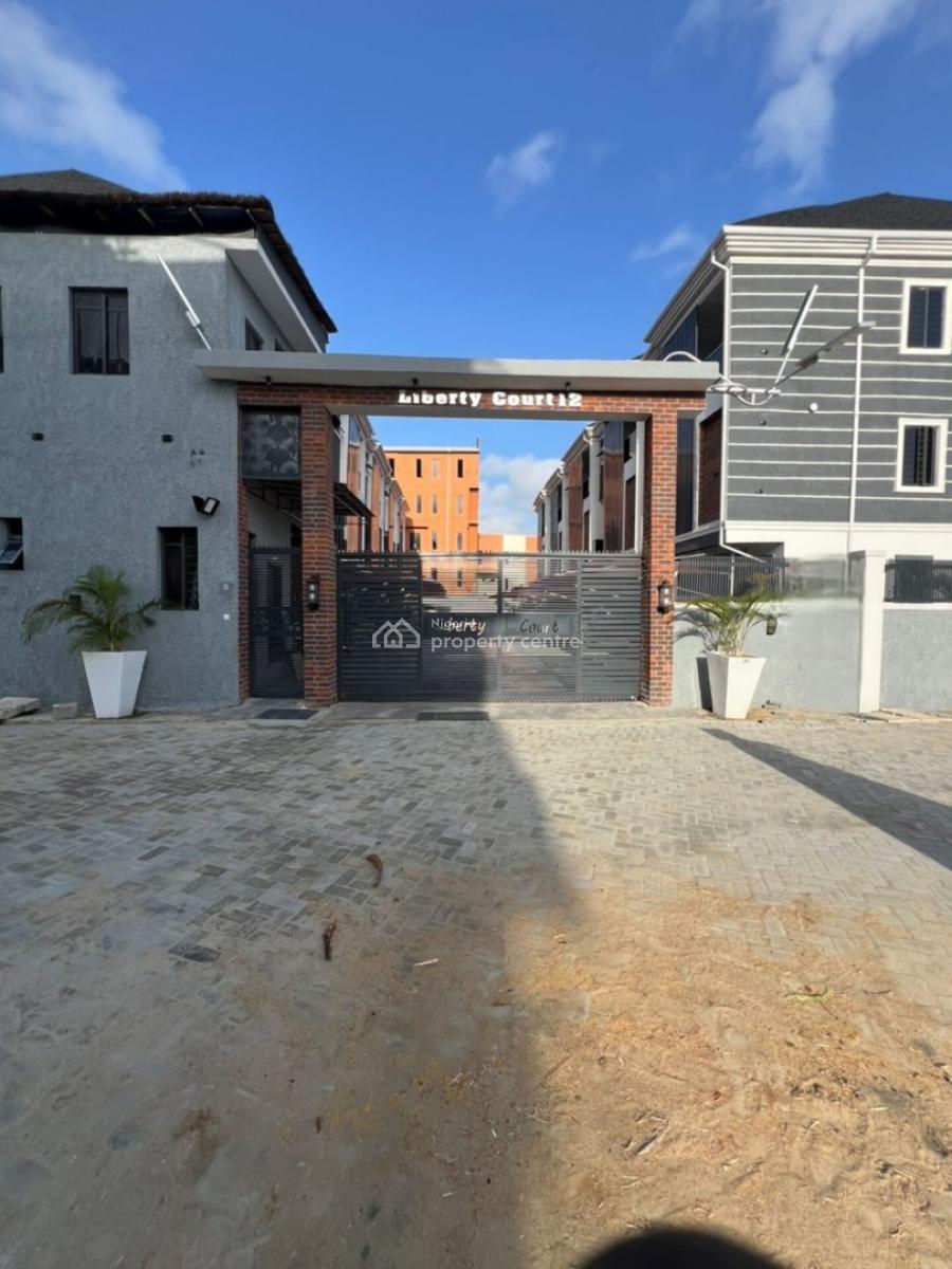 Gorgeously 4 Bedroom Terrace Duplex +pool, Gym & Bq in a Secure Estate, Freedom Way, Lekki, Lagos, Terraced Duplex for Sale