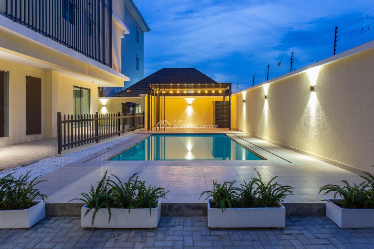 a Tastefully - Built 5- Bedroom Semi - Detached House with a Room Bq, Michelle Okocha Cresent, Parkview Estate, Parkview, Ikoyi, Lagos, Semi-detached Duplex for Sale