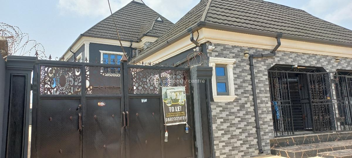 Newly Built Mini Flats (room Amd Palour Self-contained Finished with P, Araromi Ikeshi Off Obasanjo Farm Road., Ado-odo/ota, Ogun, Mini Flat (room and Parlour) for Rent
