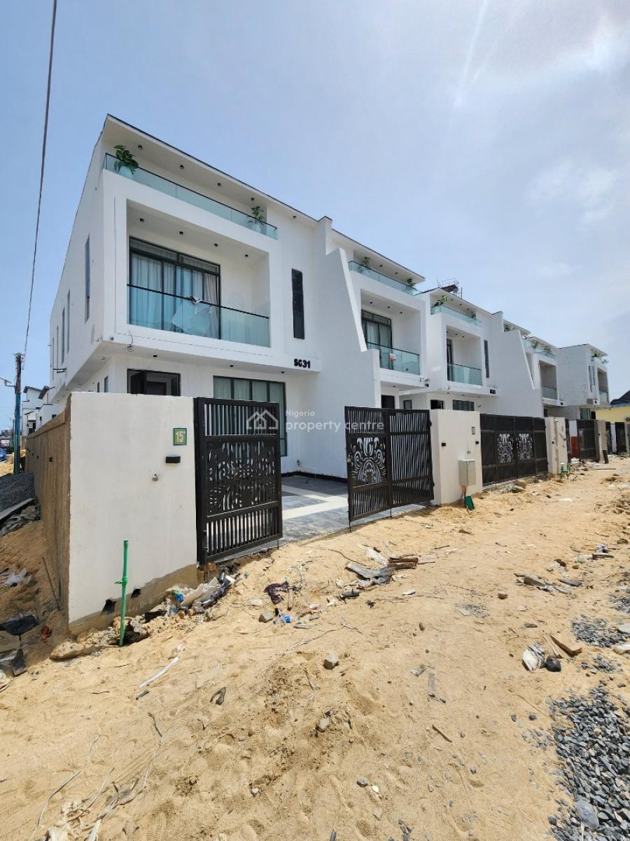 Lovely 4 Bedroom Semi Detached Duplex with Bq, in a Private Estate, Chevron, Lekki, Lagos, Semi-detached Duplex for Sale