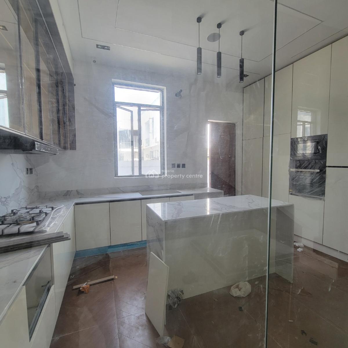 Amazing 4 Bedroom  Semi Detach Duplex with a Bq, Chevron, Lekki, Lagos, Semi-detached Duplex for Sale