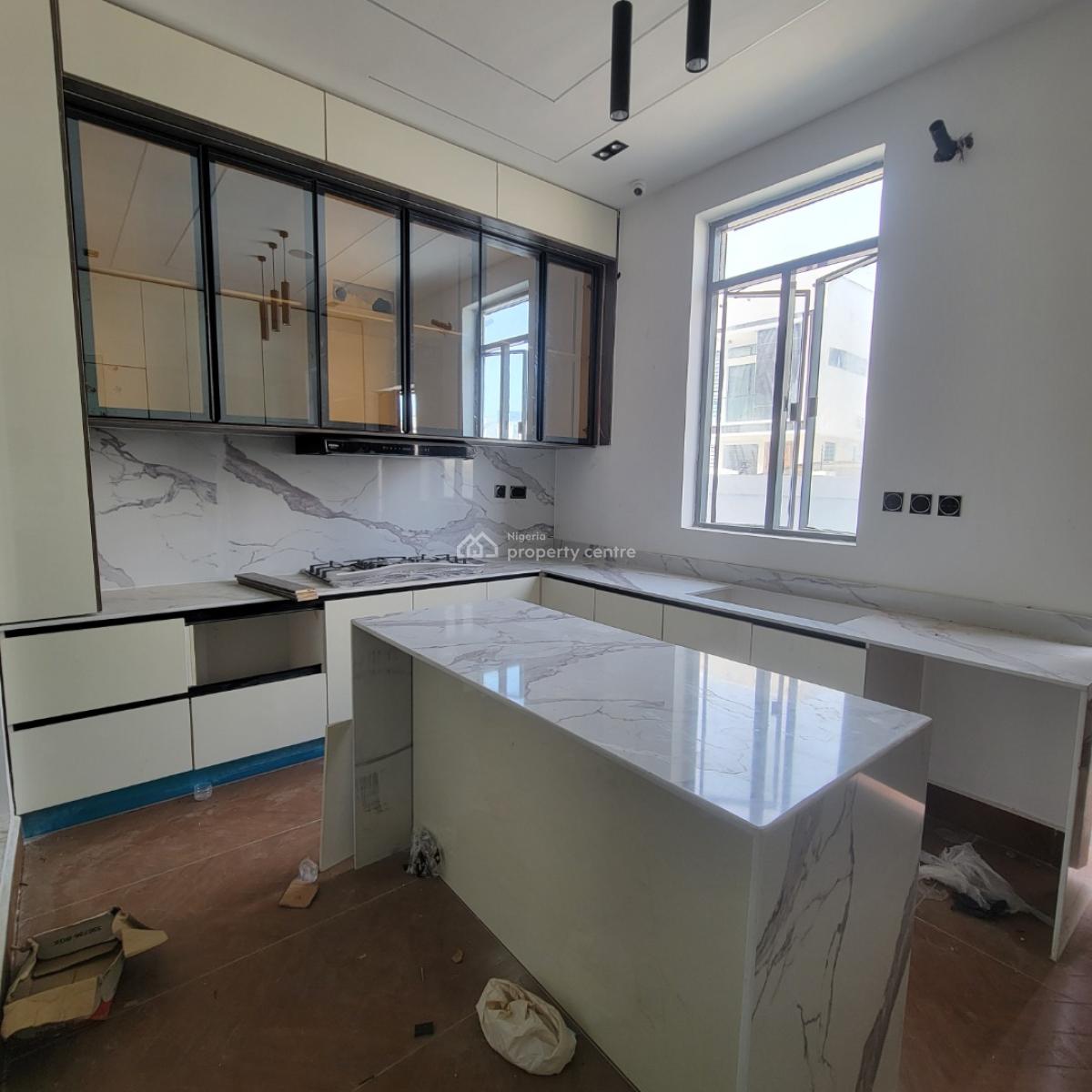 Amazing 4 Bedroom  Semi Detach Duplex with a Bq, Chevron, Lekki, Lagos, Semi-detached Duplex for Sale