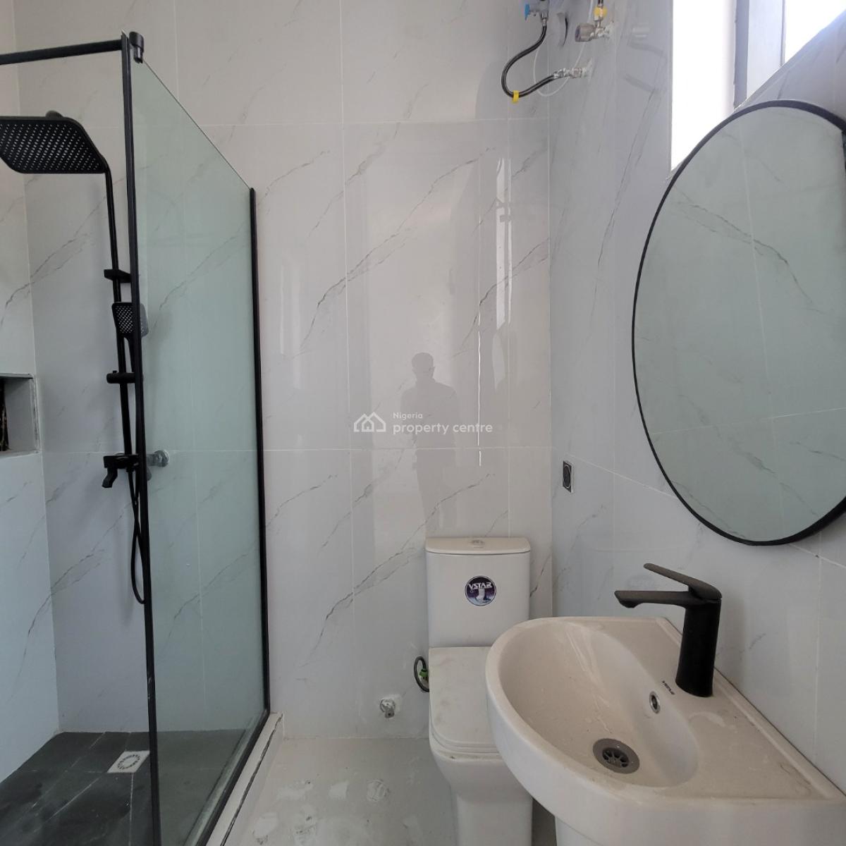 Amazing 4 Bedroom  Semi Detach Duplex with a Bq, Chevron, Lekki, Lagos, Semi-detached Duplex for Sale