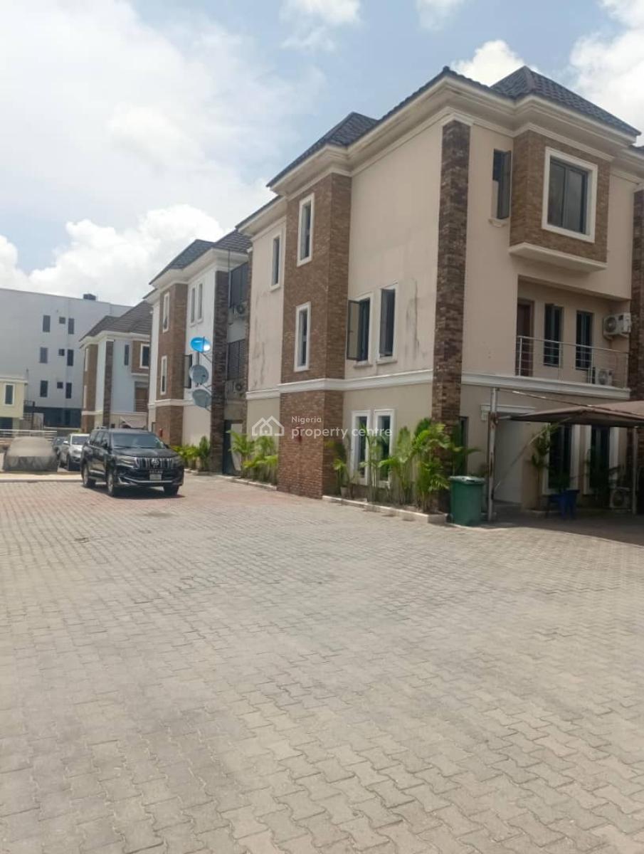 Elegant Spacious 4 Bedroom Terrace Duplex with Bq in a Secure Estate, Ikate, Lekki, Lagos, Terraced Duplex for Sale