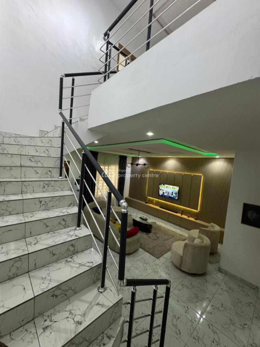 Furnished 4-bedroom Terrace Duplex with 24-hour Power and Play Ground, Harris Drive, Vgc, Lekki, Lagos, Terraced Bungalow for Rent