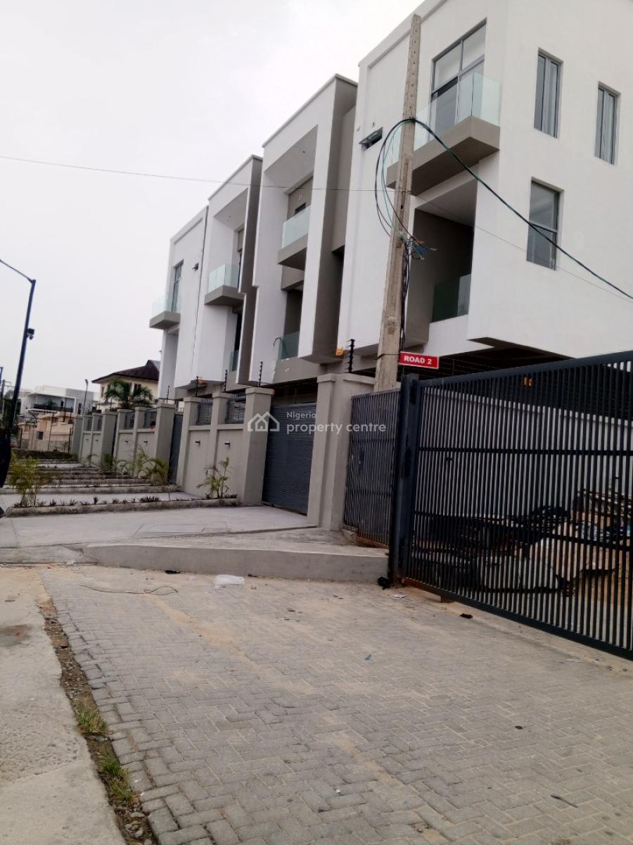 Luxury Newly Built 3 Detached House with Bq, Lekki Phase 1, Lekki, Lagos, Semi-detached Duplex for Sale
