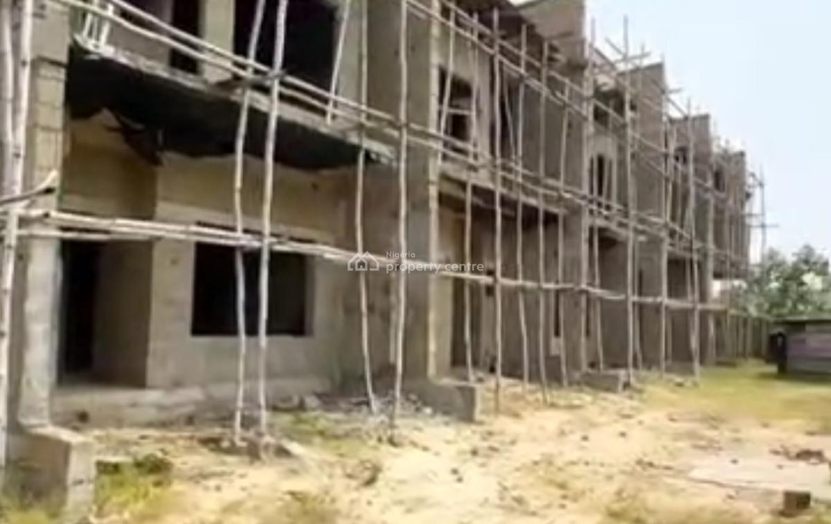 5units of 3bedroom Terraces + 1room Bq Each (carcass) Price Is for All, Abraham Adesanya, Ajah, Lagos, House for Sale