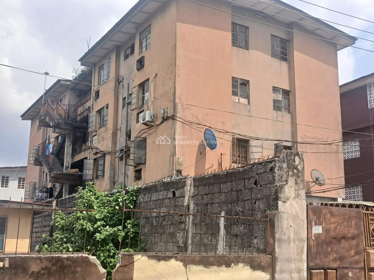 Solid 3 Storey Building on a Full Plot of Land, Akoka Yaba, Yaba, Lagos, Flat / Apartment for Sale