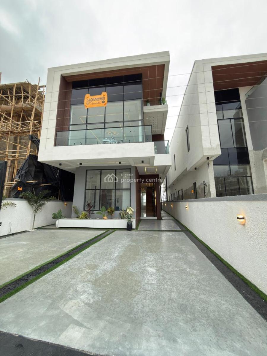 Luxury 5 Bedrooms Fully Detached Duplex with Pool & Bq, Ajah, Lagos, House for Sale
