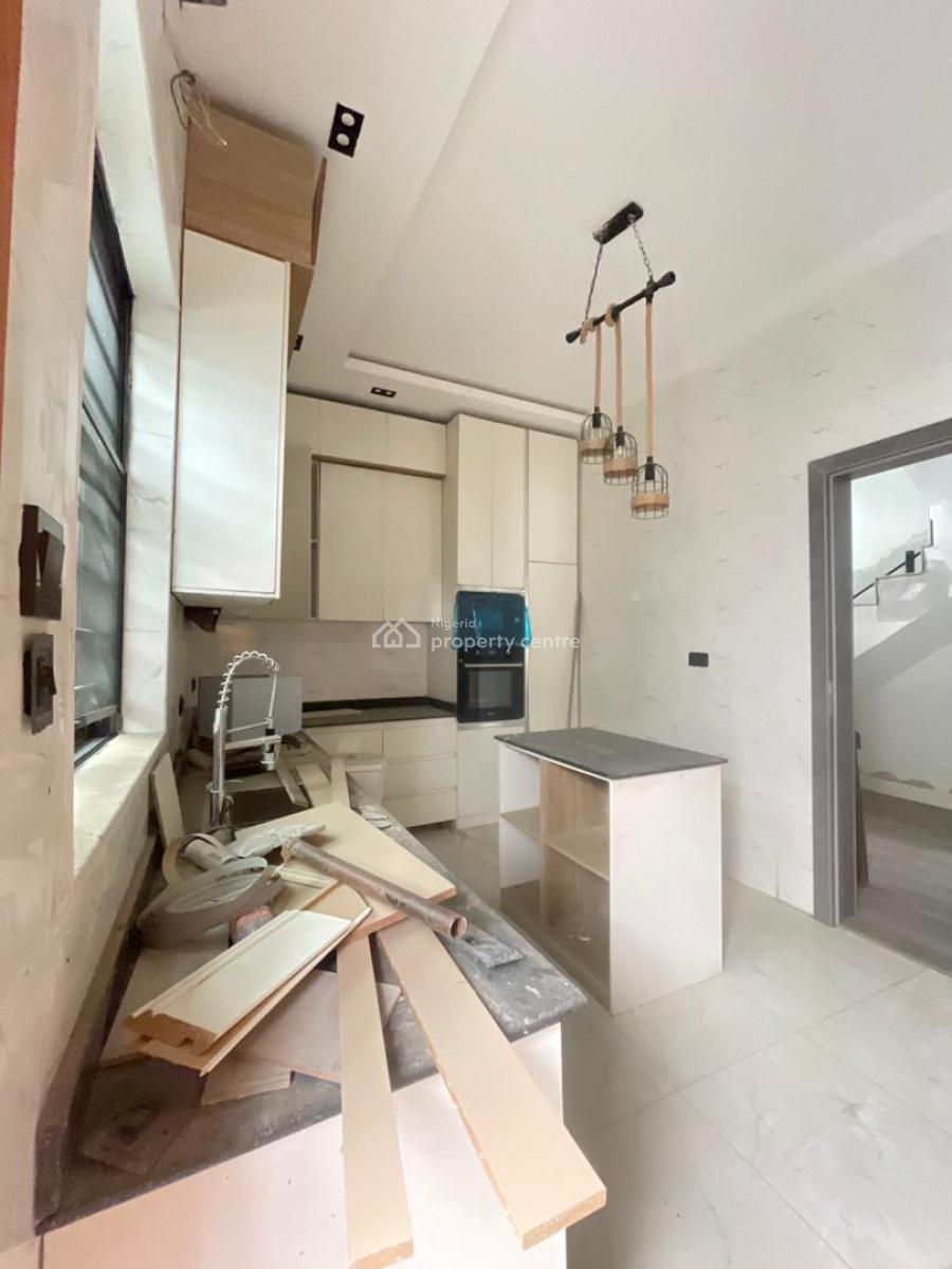 Exclusive Newly Built 4 Bedroom Self -compound Terraced + Bq, Ikota Gra, Lekki, Lagos, Terraced Duplex for Rent