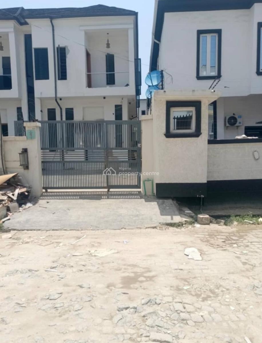 Exclusive Newly Built 4 Bedroom Self -compound Terraced + Bq, Ikota Gra, Lekki, Lagos, Terraced Duplex for Rent