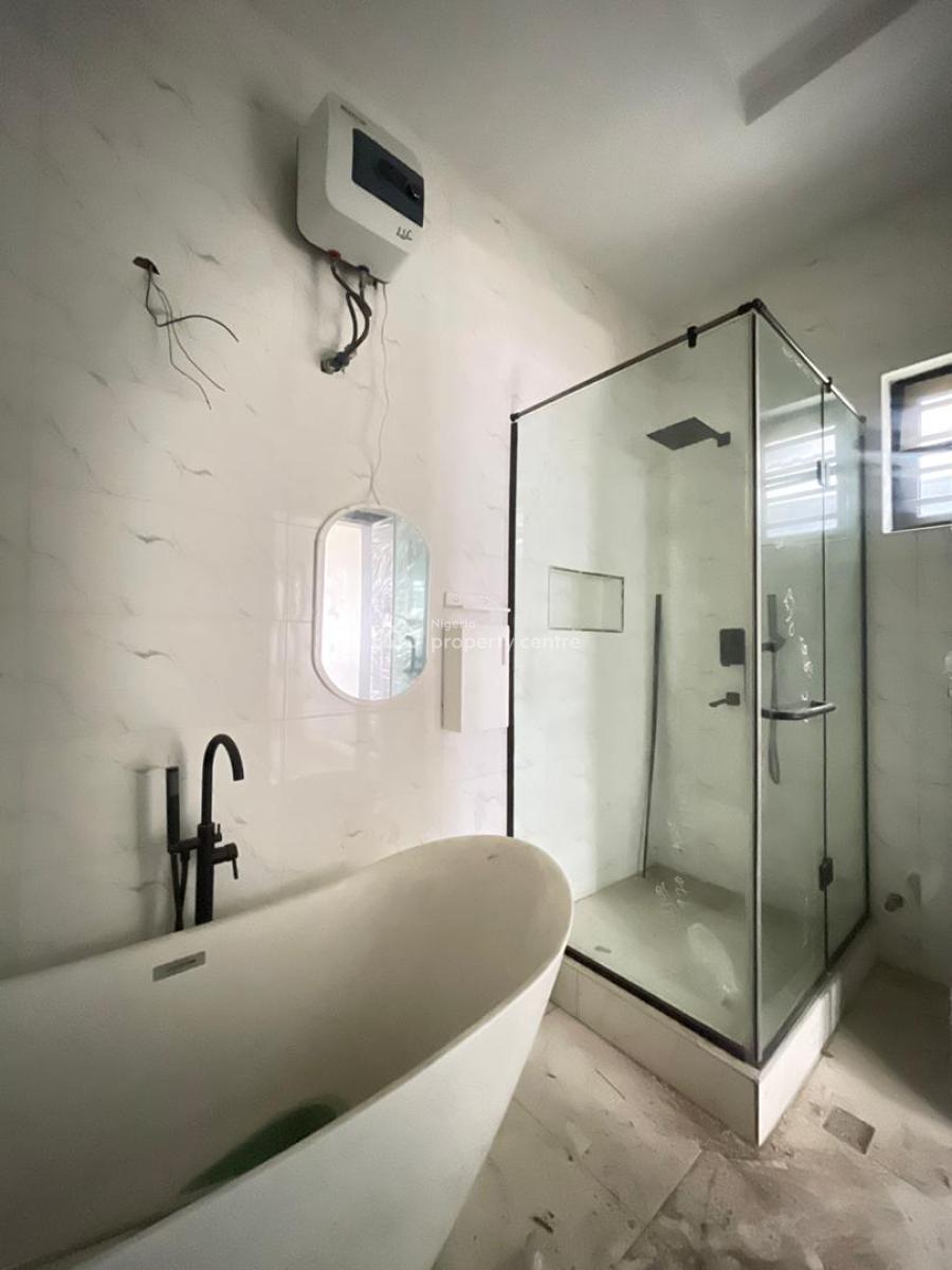 Exclusive Newly Built 4 Bedroom Self -compound Terraced + Bq, Ikota Gra, Lekki, Lagos, Terraced Duplex for Rent