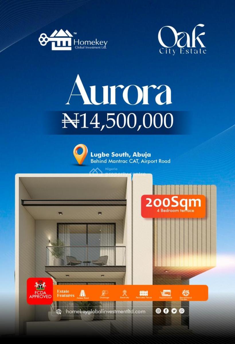 5 Bedroom Luxury Fully Detached, Lugbe District, Abuja, Residential Land for Sale