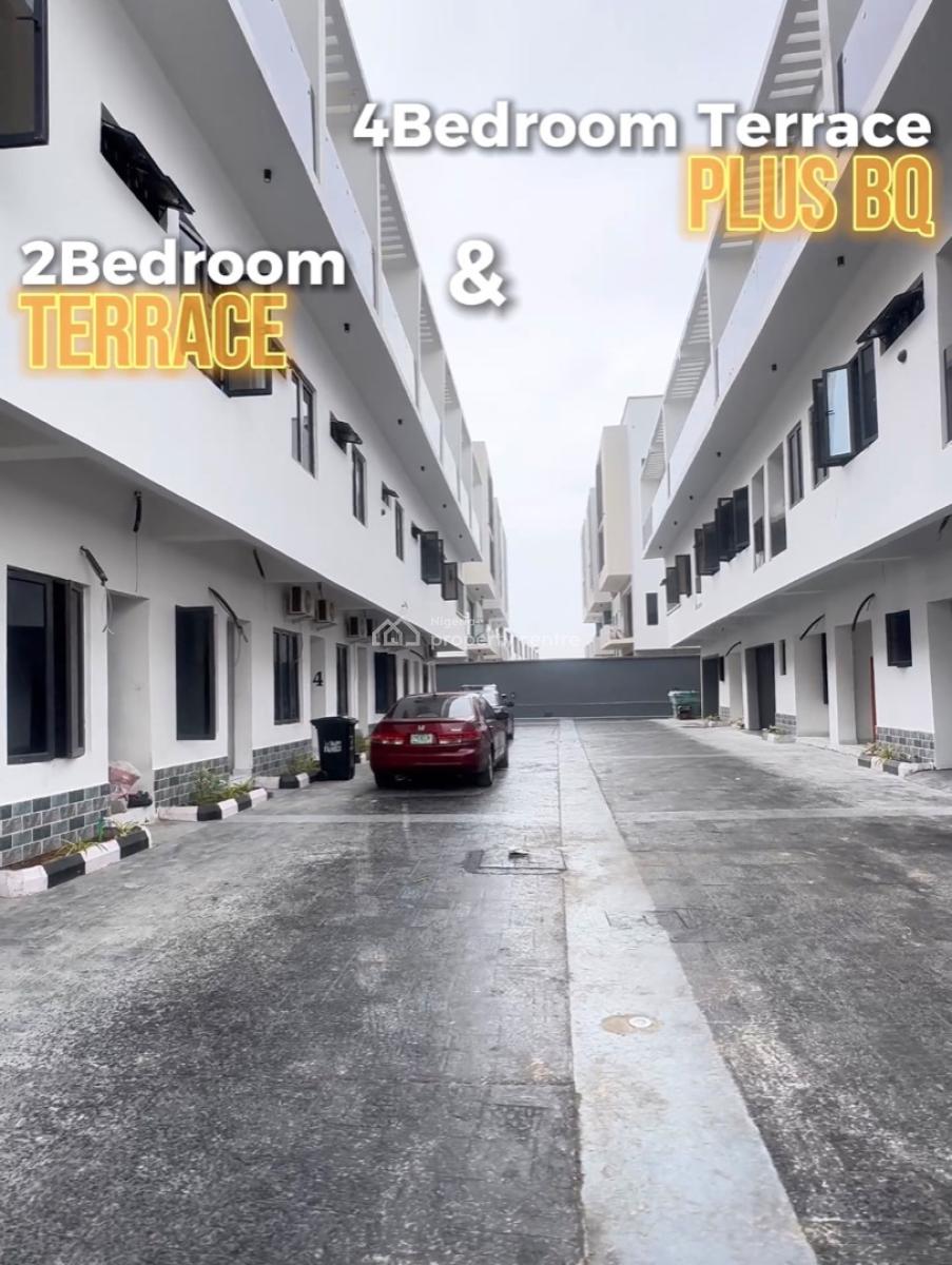 Spacious 2 Bedroom Terrace & 4 Bedroom Terrace + Bq., Lekki Phase 1, Lekki, Lagos, Terraced Duplex for Sale