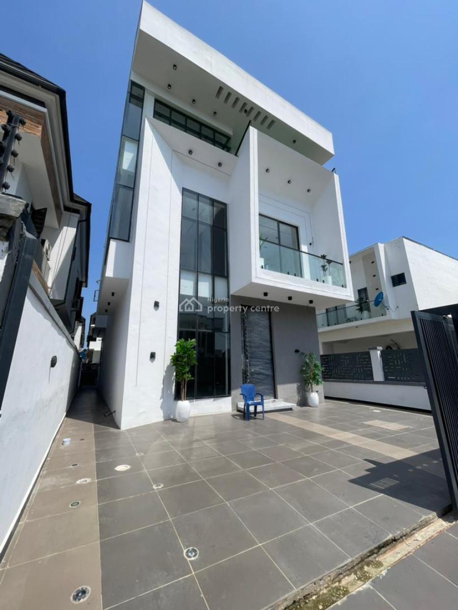 Contemporary Luxury 5-bedroom Fully Detached Mansion with Private Pool, Ikota, Lekki, Lagos, Detached Duplex for Sale