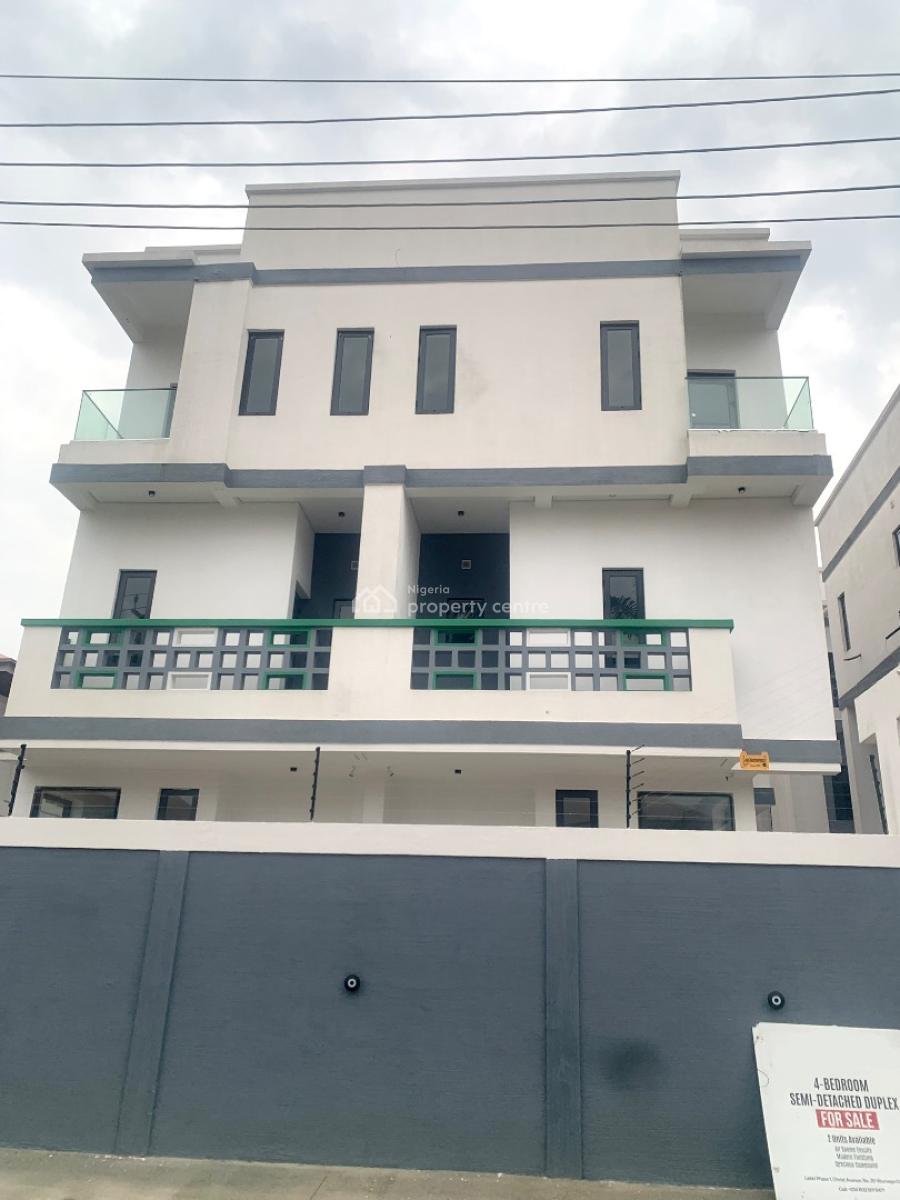 Self-serviced Luxury 5-bedroom Semi-detached Villa, Off Admiralty Way, Lekki Phase 1, Lekki, Lagos, Semi-detached Duplex for Sale