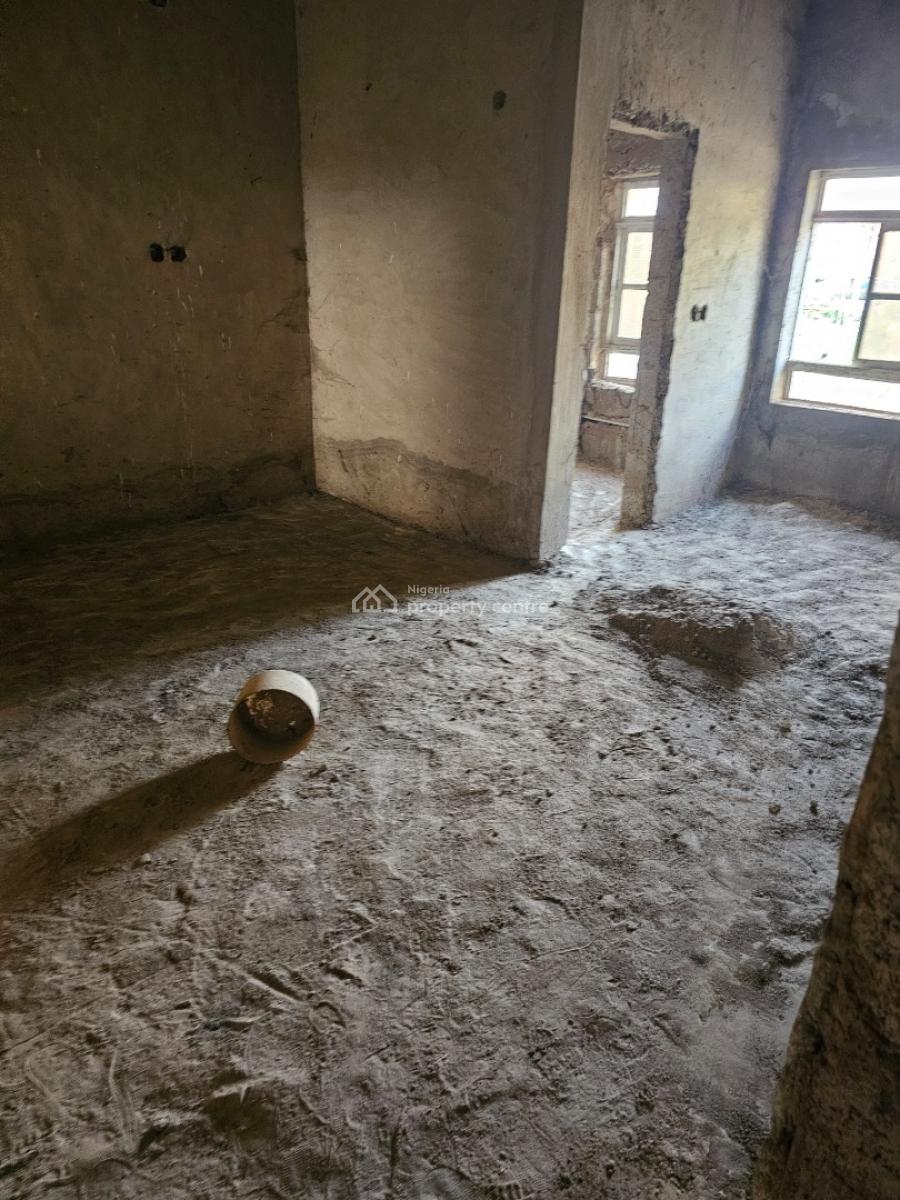 5-bedroom Terrace Duplex (carcass) with Bq in Shell Coop Estate Abuja, Shell Coop Garden Estate, Gaduwa, Abuja, Terraced Duplex for Sale