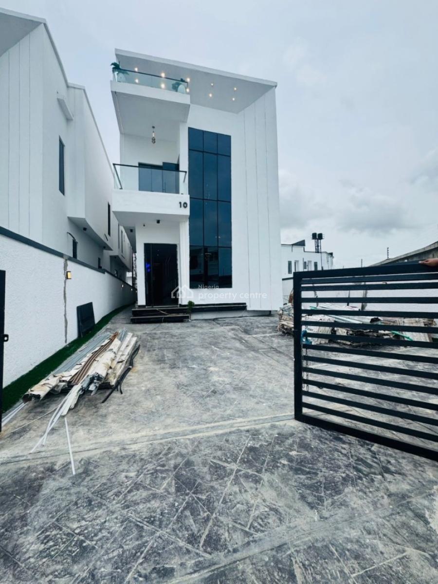 Brand New 5 Bedroom Fully Detached Duplex with Bq and Pool, Chevron Drive, Lekki, Lagos, Detached Duplex for Sale
