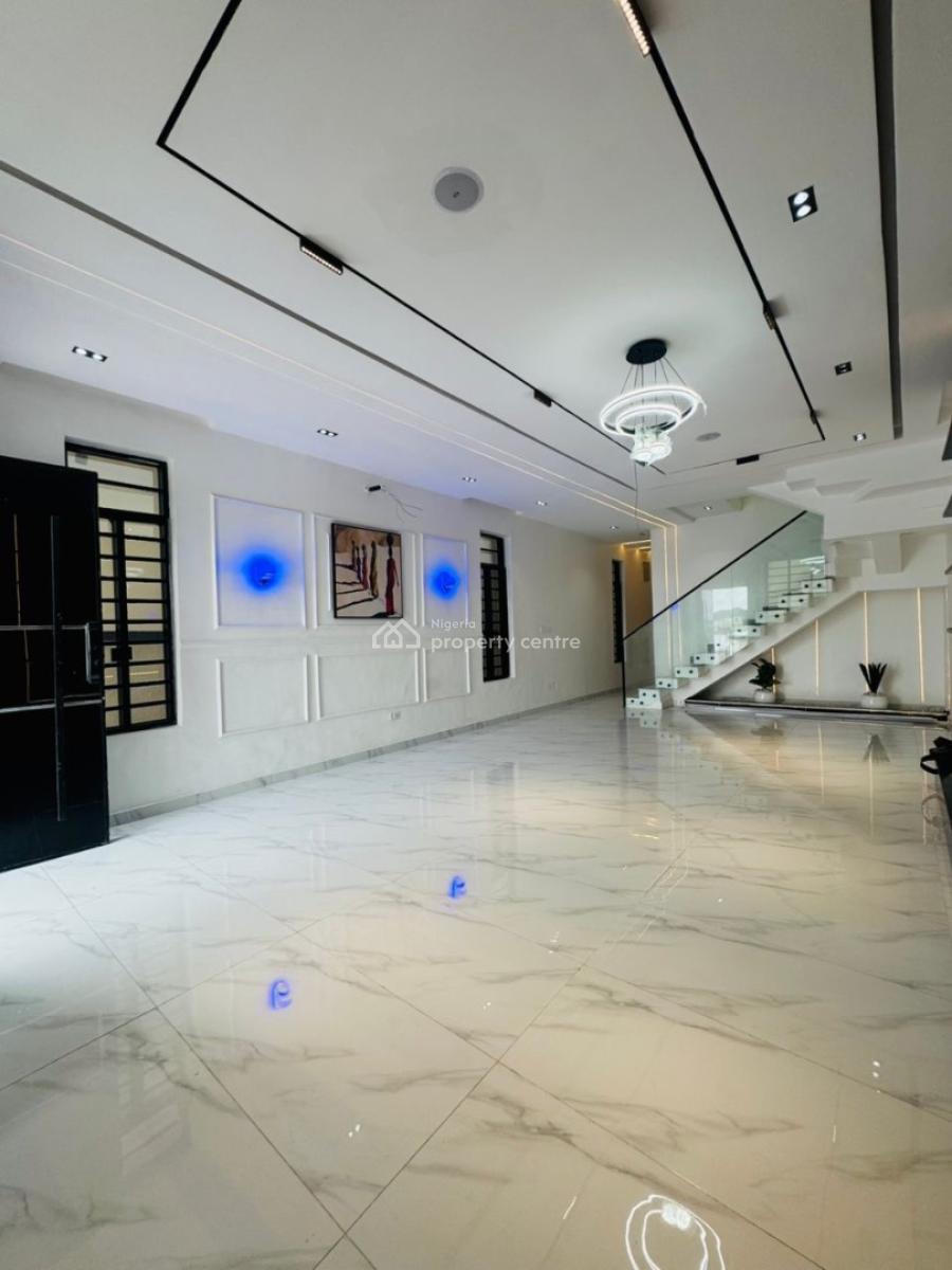 Brand New 5 Bedroom Fully Detached Duplex with Bq and Pool, Chevron Drive, Lekki, Lagos, Detached Duplex for Sale