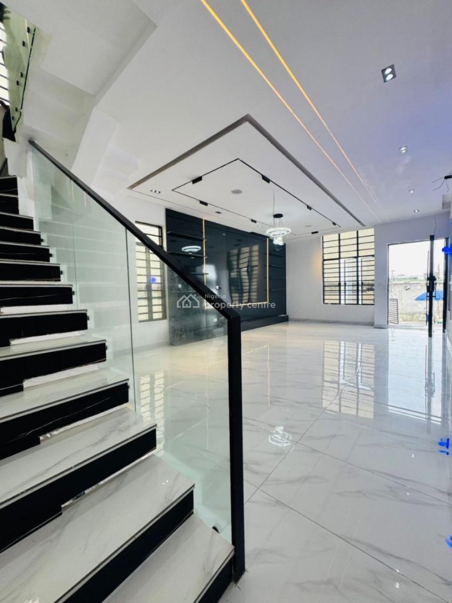 Brand New 5 Bedroom Fully Detached Duplex with Bq and Pool, Chevron Drive, Lekki, Lagos, Detached Duplex for Sale