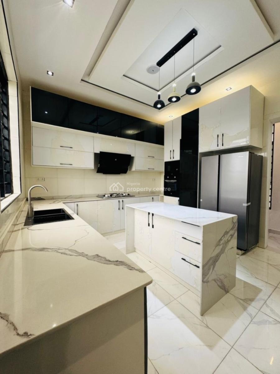 Brand New 5 Bedroom Fully Detached Duplex with Bq and Pool, Chevron Drive, Lekki, Lagos, Detached Duplex for Sale