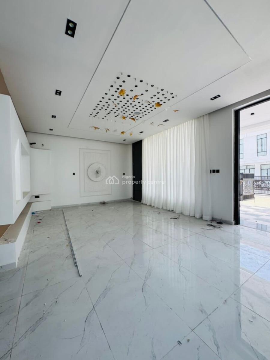 Self Compound 5 Bedroom Fully Detached Duplex with Bq and Pool, Chevron Drive, Lekki, Lagos, Detached Duplex for Sale