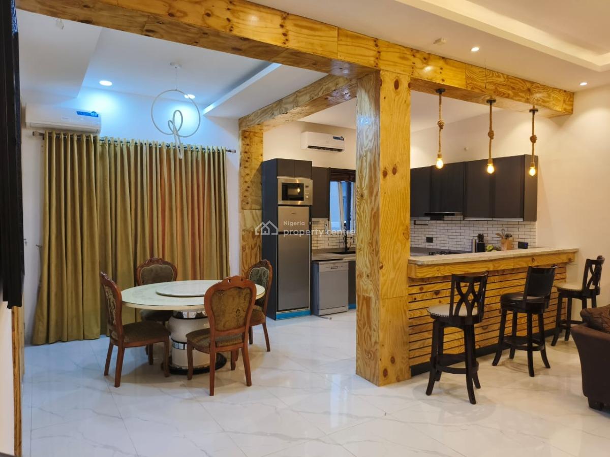 New Fully Furnished/serviced 4bedroom Terrace Duplex+ Boys Quarter, Lekki Phase 1, Lekki, Lagos, Terraced Duplex for Rent