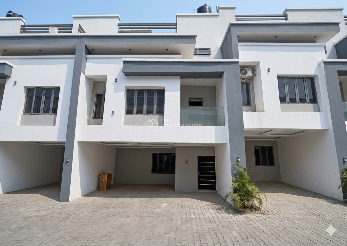 4 Bedroom Spacious Terrace Duplex with a Bq, Wuye, Abuja, Terraced Duplex for Sale
