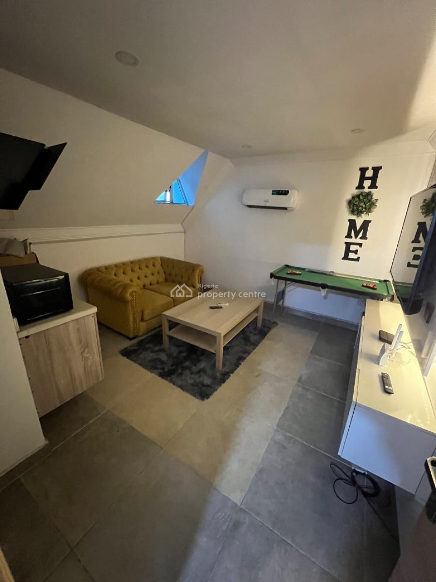 Furnished Room and Palour Penthouse with Inverter and Two Acs, Ikate Elegushi, Lekki, Lagos, Mini Flat (room and Parlour) for Rent
