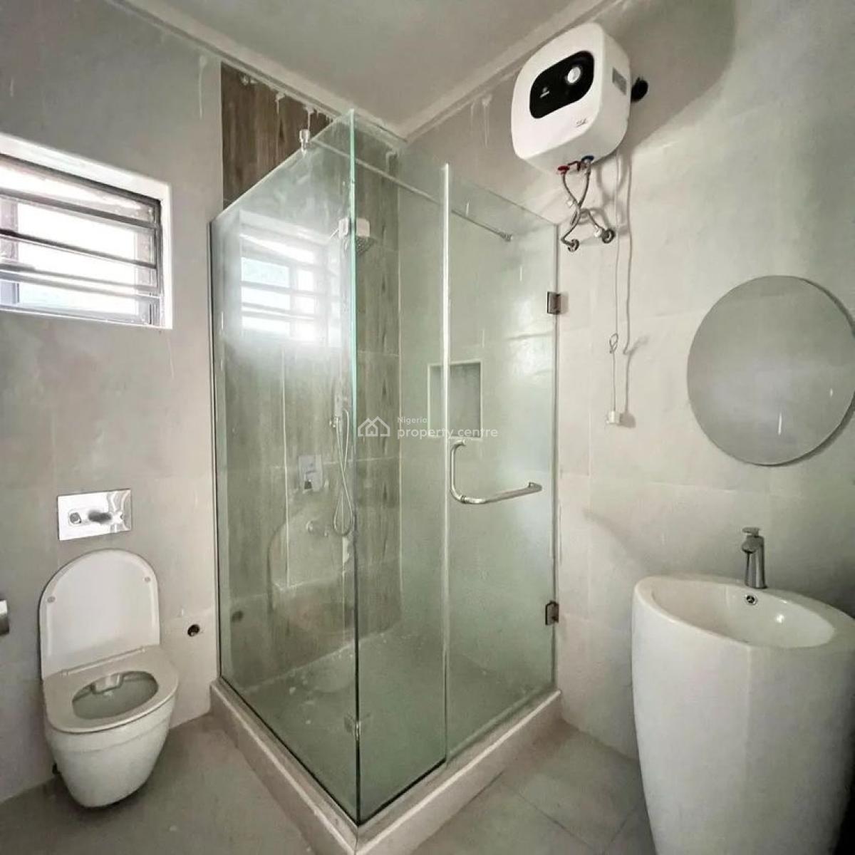 a Very Spacious 4 Bedrooms Semi Detached Duplex with Bq, Lekki -gated Estate with Access Code, Ikate, Lekki, Lagos, Semi-detached Duplex for Rent