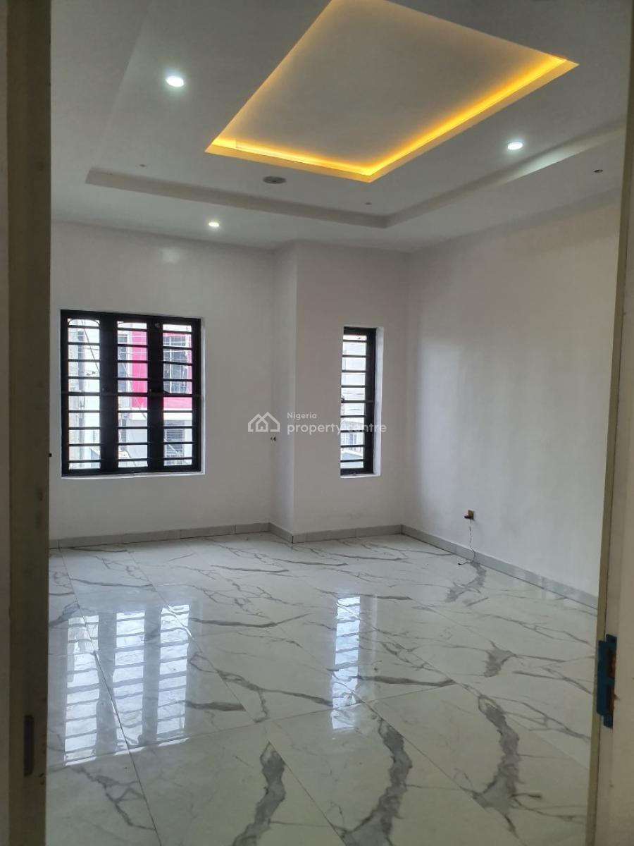 a Very Spacious 4 Bedrooms Semi Detached Duplex with Bq, Lekki -gated Estate with Access Code, Ikate, Lekki, Lagos, Semi-detached Duplex for Rent