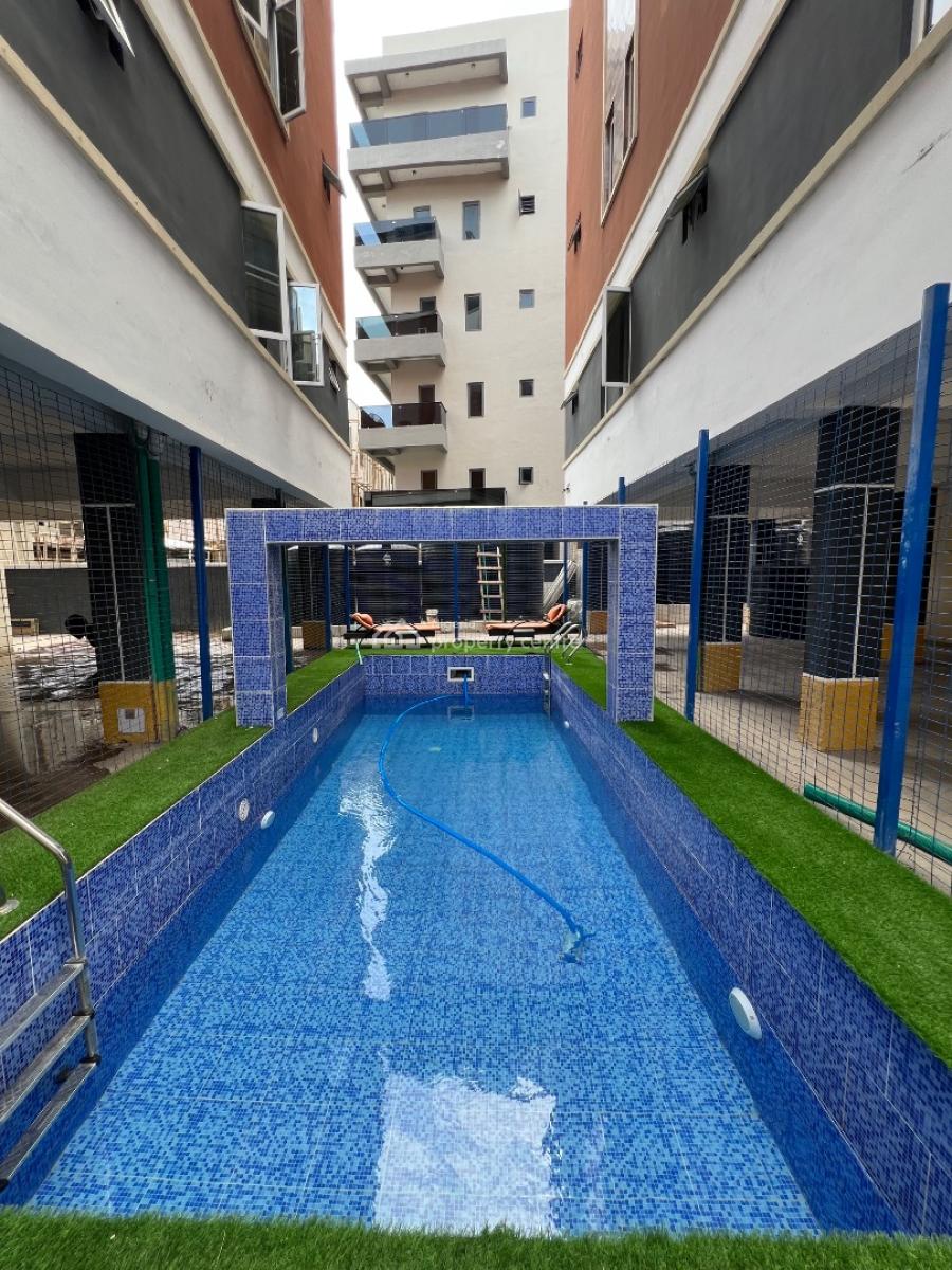 Spacious 2 Bedroom Apartments with a Bq, Pool,outdoor Lounge and a Gym, Lekki Phase 1, Lekki, Lagos, Flat / Apartment for Rent