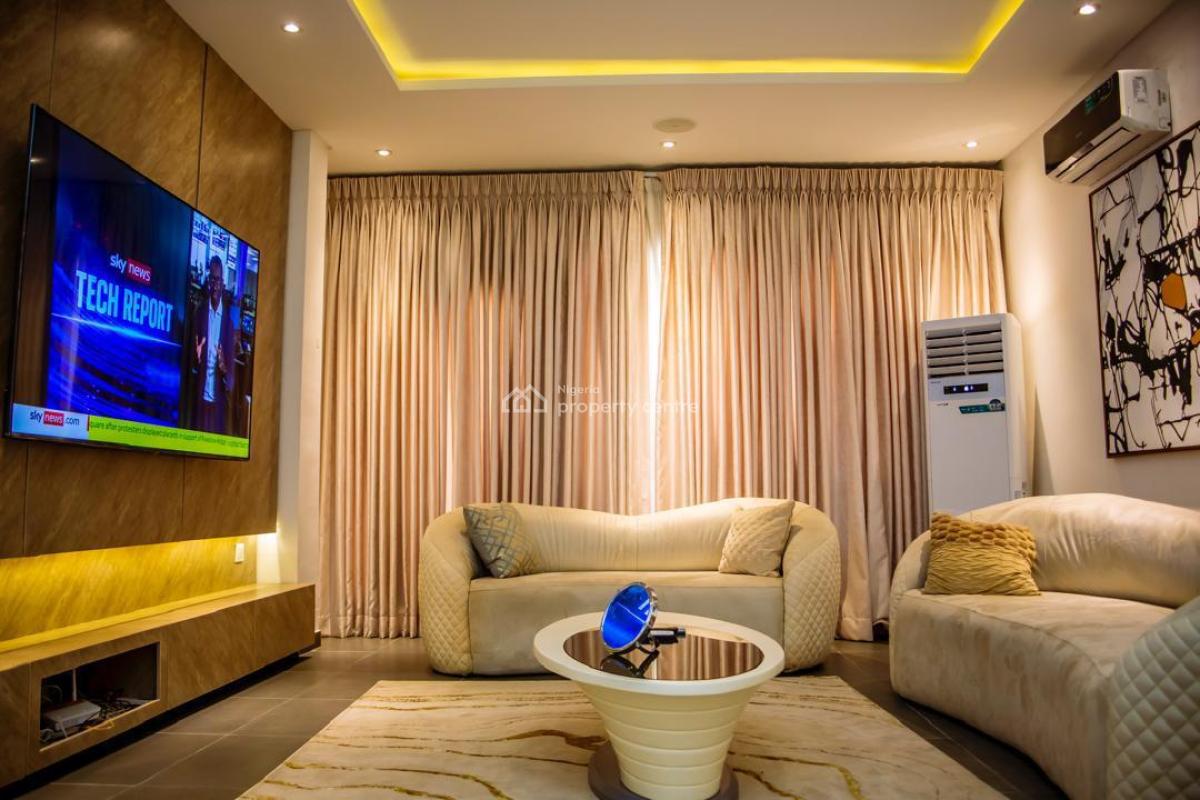 3 Bedrooms Smart Maisonette, Banana Island Road, Riverside Apartment, Ikoyi, Lagos, Flat / Apartment Short Let