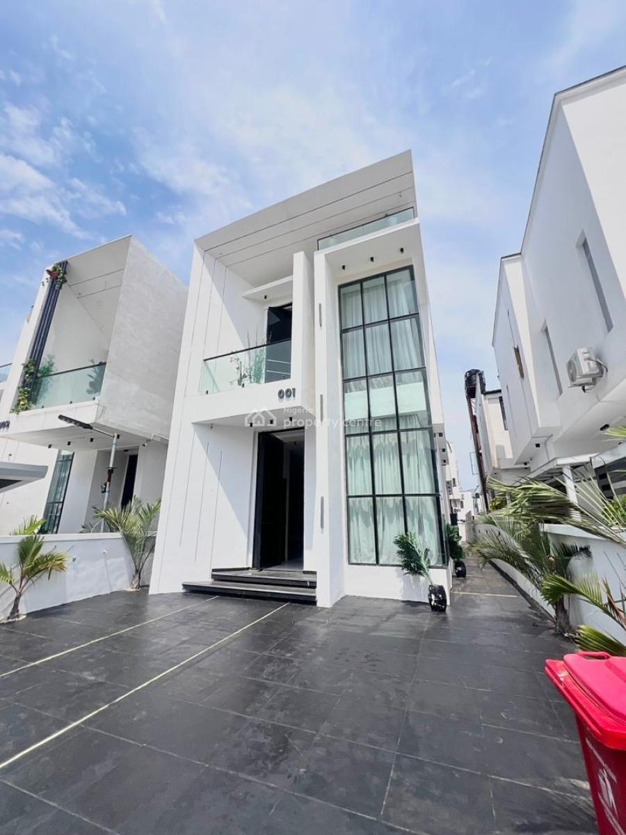 Furnished 5-bedroom Fully Detached House + Bq & Swimming Pool, Chevronn, Lekki, Lagos, Detached Duplex for Sale