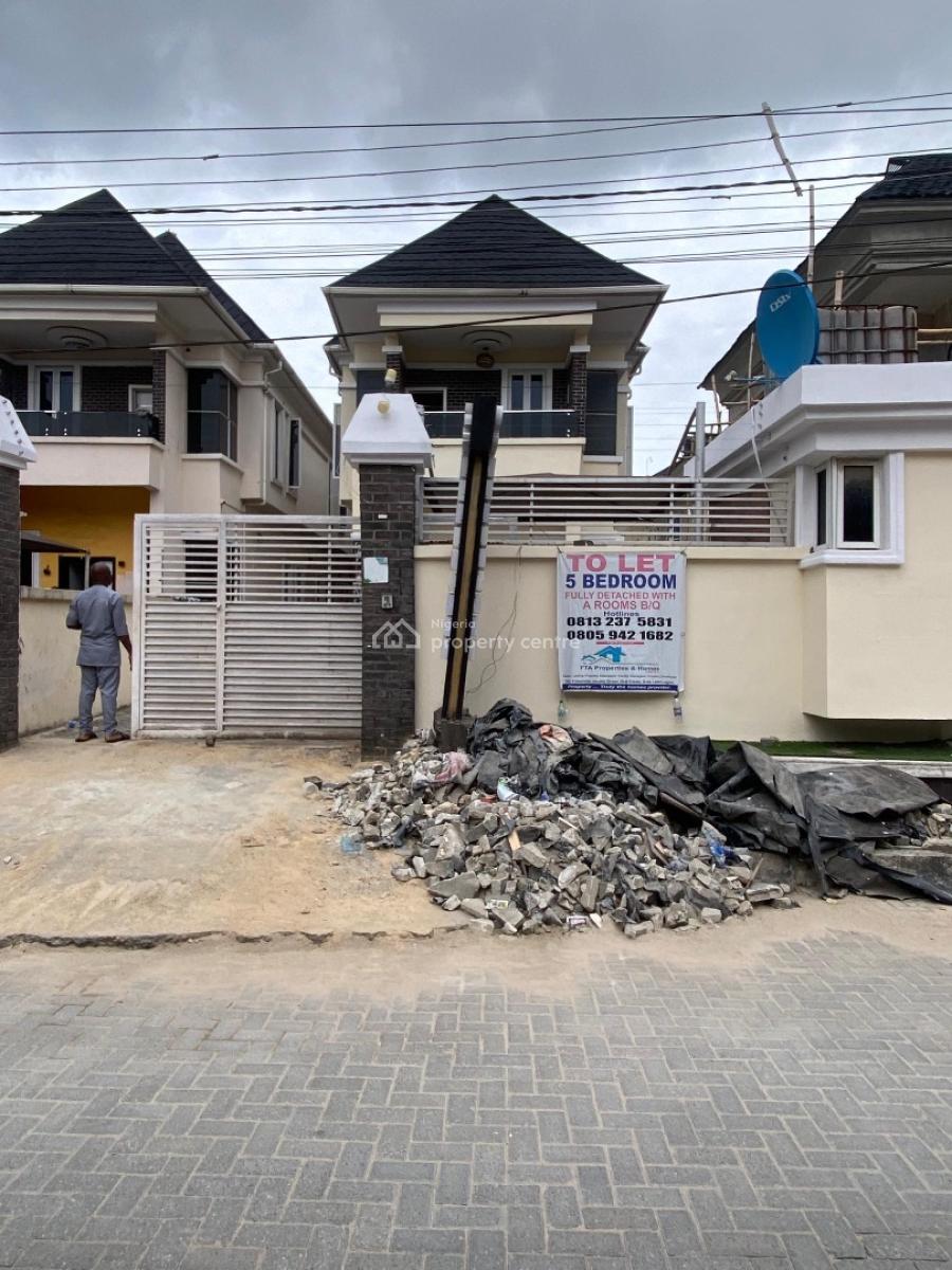 Renovated 5 Bedroom Duplex Fully Detached with Bq Very Spacious, Orchid Road Lekki, Lekki, Lagos, Detached Duplex for Rent