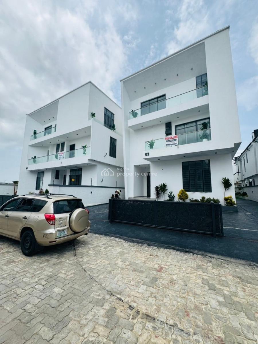 Well Built 5 Bedroom Detached Duplex with Cinema ,swimming Pool,and Bq, Chevron, Secured and Organized Estate in a Flood Free Environment, Lekki, Lagos, Detached Duplex for Sale
