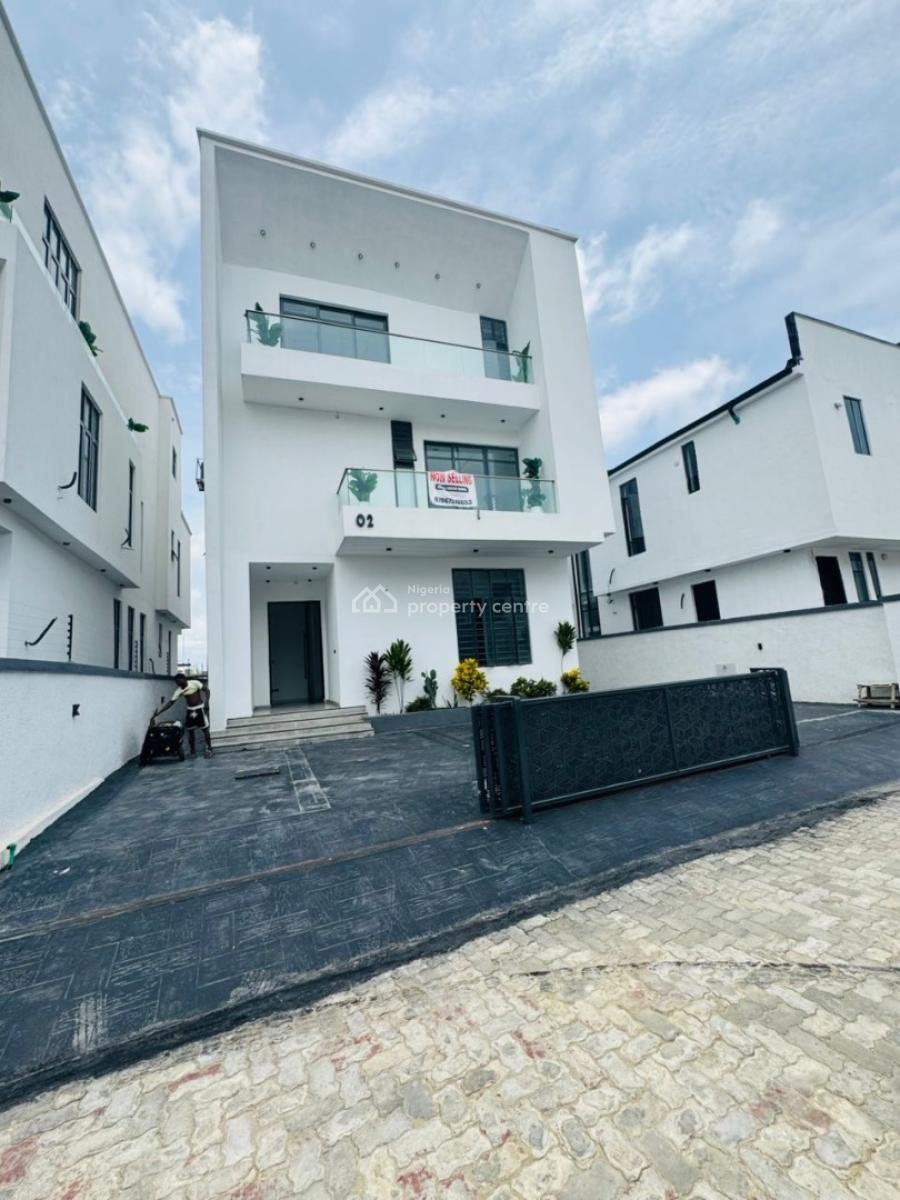Well Built 5 Bedroom Detached Duplex with Cinema ,swimming Pool,and Bq, Chevron, Secured and Organized Estate in a Flood Free Environment, Lekki, Lagos, Detached Duplex for Sale
