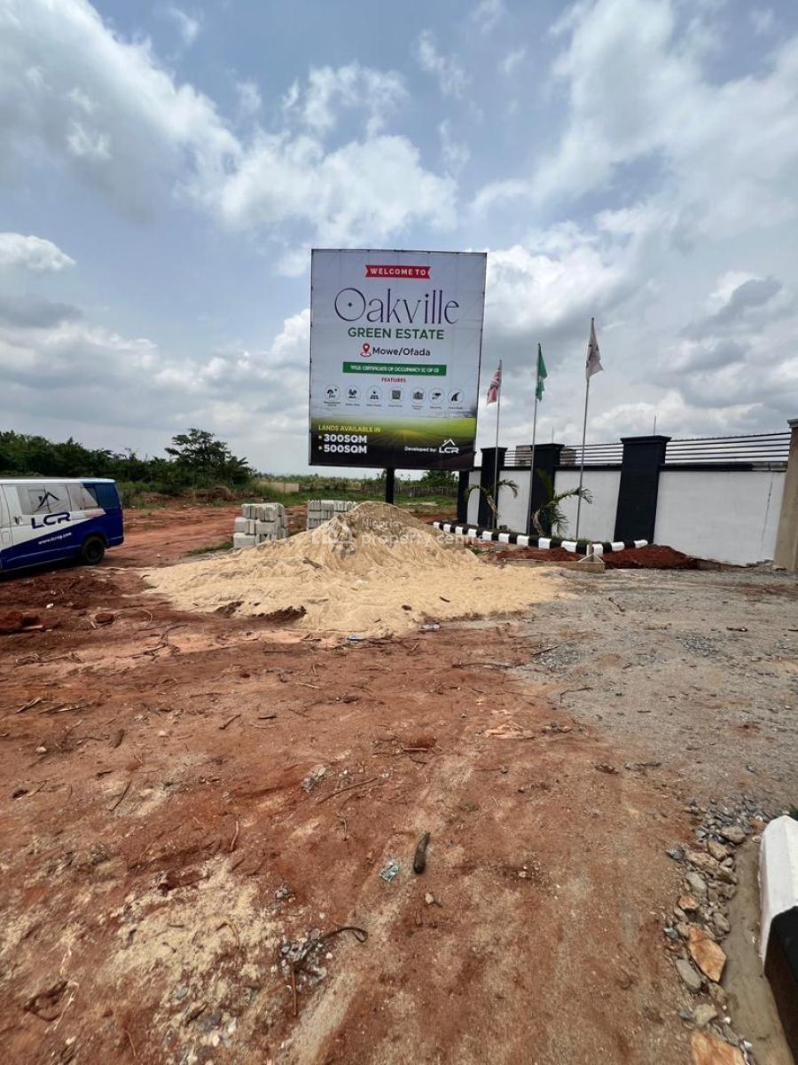 Buy & Build C of O Property in a Serene and Secured Estate, Reserve a Plot with a Deposit , Up to 24 Months Payment Plan Available, Mowe Ofada, Ogun, Mixed-use Land for Sale