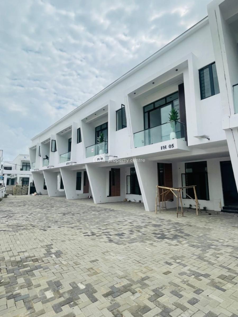 Brand New 3 & 4 Bedroom Terraced Duplex, Ikota, Located in a Well Gated, Secured and Serene Estate, Ikota, Lekki, Lagos, House for Sale