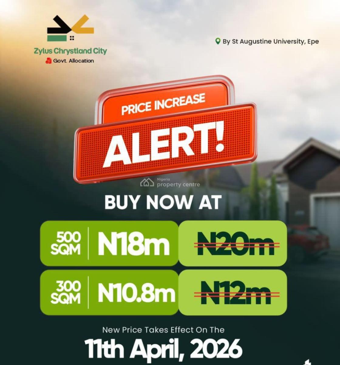 Land with Government Allocation, at Augustine University, Epe, Lagos, Residential Land for Sale