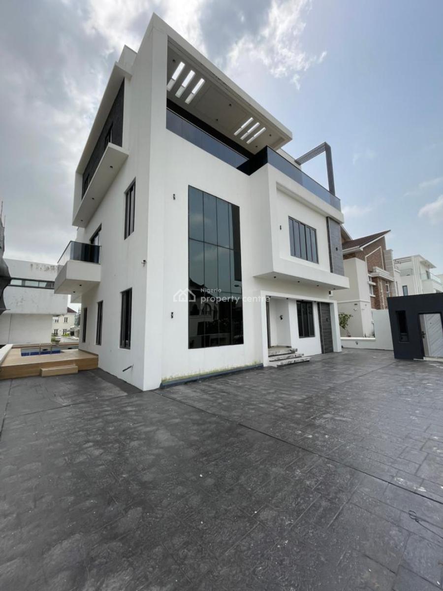 Smart Luxury 5bedroom Fully Detached Duplex with Bq  Pinnock Beach, Pinnock Beach Estate, Osapa, Lekki, Lagos, Detached Duplex for Sale