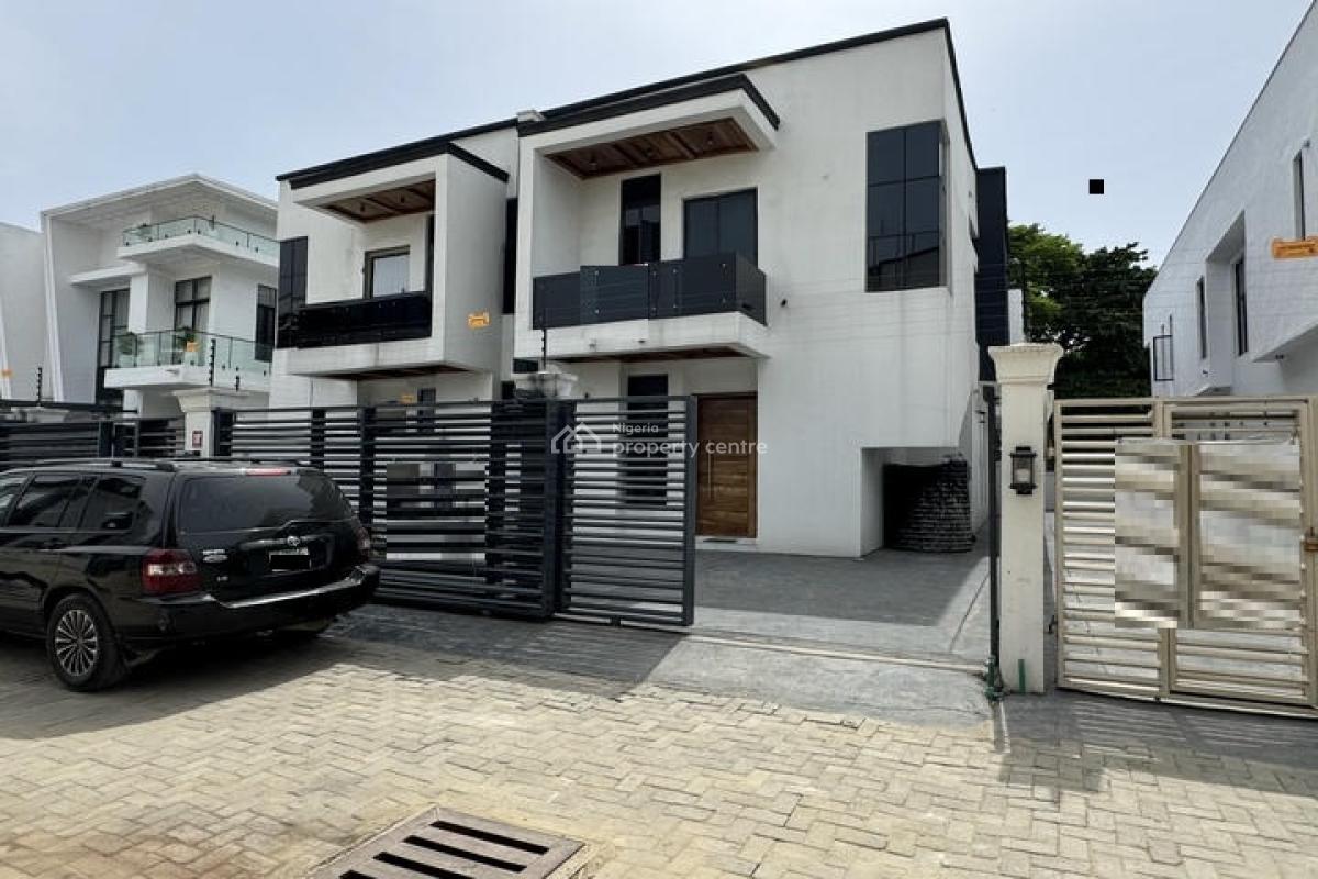 Charming 4 Bedroom Semi- Detached Duplex with Bq, Chevron Toll Gate, Lekki, Lagos, Semi-detached Duplex for Sale