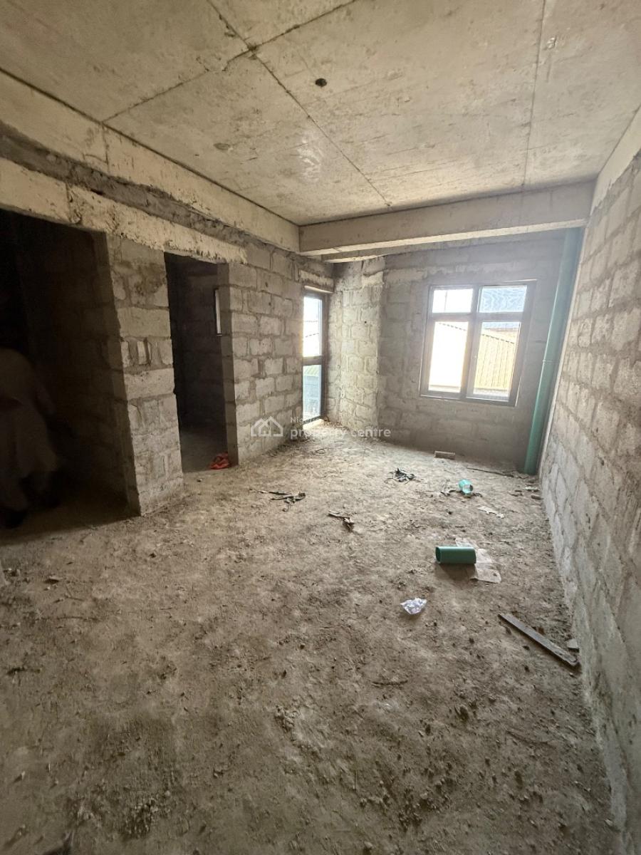 Architectural Design Luxury 4 Bedroom Terrace Selling As Carcasses, Gbagada, Lagos, Terraced Duplex for Sale