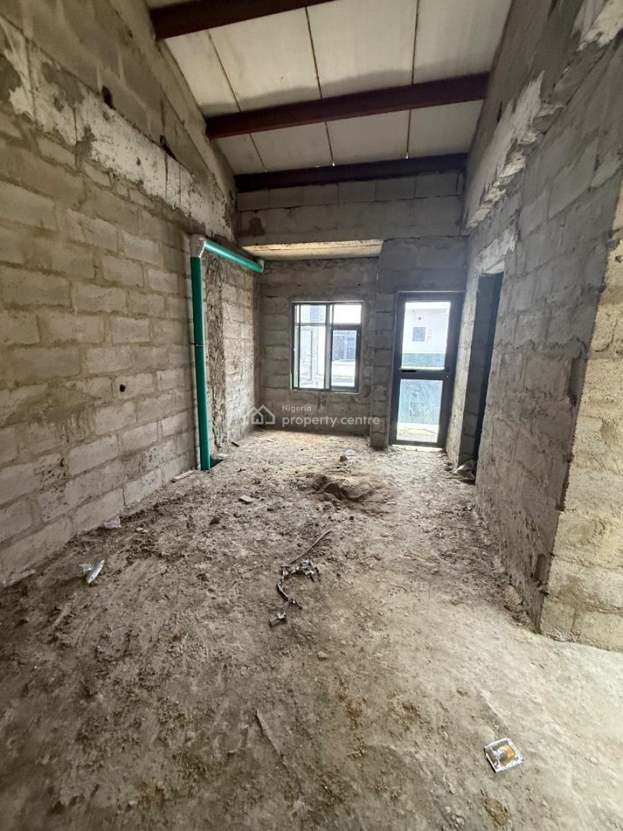 Architectural Design Luxury 4 Bedroom Terrace Selling As Carcasses, Gbagada, Lagos, Terraced Duplex for Sale