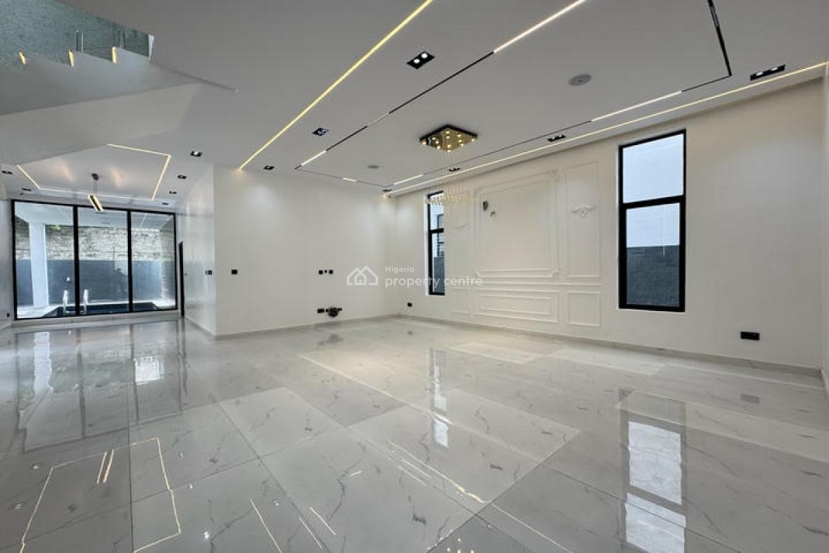 Charming 5 Bedroom Detached Duplex with Swimming Pool and Bq, Chevron Toll Gate, Lekki, Lagos, Detached Duplex for Sale