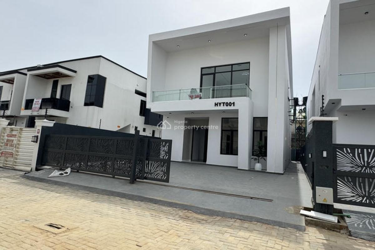 Charming 5 Bedroom Detached Duplex with Swimming Pool and Bq, Chevron Toll Gate, Lekki, Lagos, Detached Duplex for Sale
