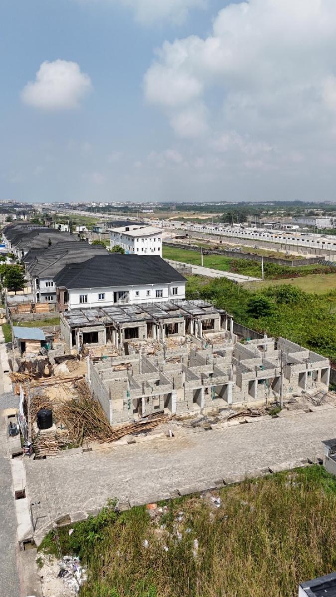 Best Selling & Most Secured Solar Powered 3 Bedroom Terrace + Studio, Inside Atican Beach View Estate, Lekki Phase 2, Lekki, Lagos, Terraced Duplex for Sale