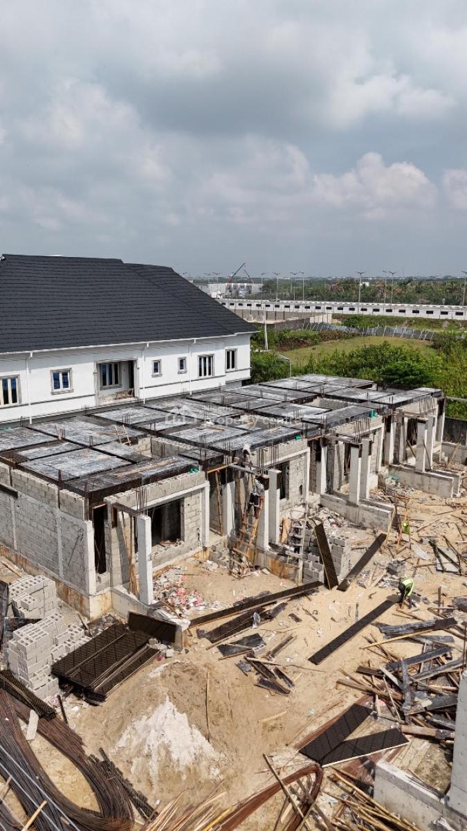 Best Selling & Most Secured Solar Powered 3 Bedroom Terrace + Studio, Inside Atican Beach View Estate, Lekki Phase 2, Lekki, Lagos, Terraced Duplex for Sale