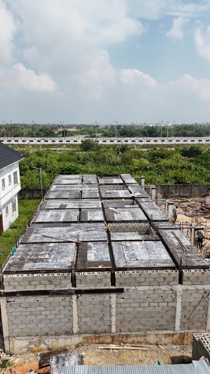 Best Selling & Most Secured Solar Powered 3 Bedroom Terrace + Studio, Inside Atican Beach View Estate, Lekki Phase 2, Lekki, Lagos, Terraced Duplex for Sale